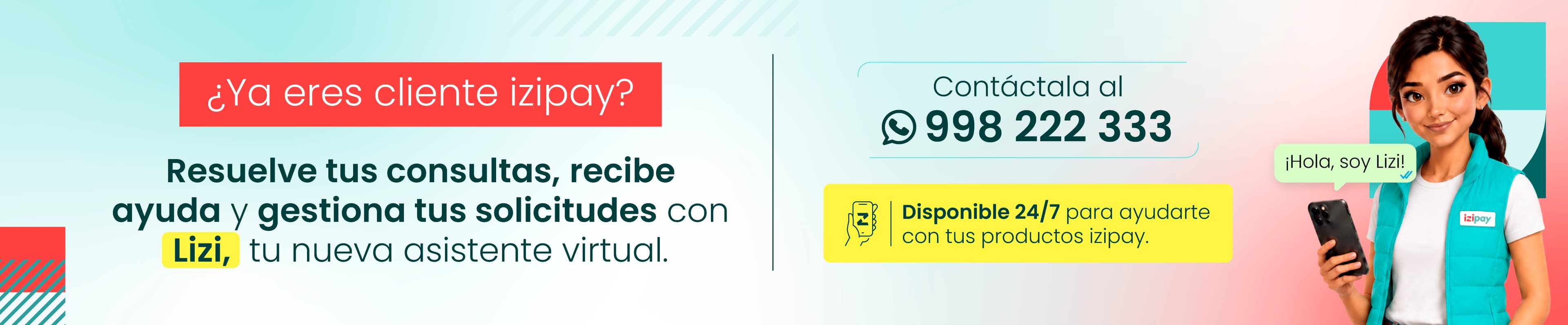 Lizi, asistente virtual de izipay